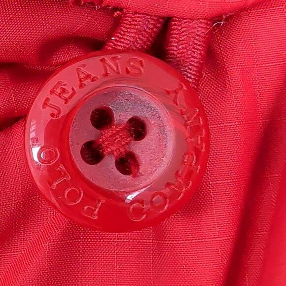 Polo Ralph Lauren Red 90’s Vintage 1967 Bear Patch Goose Down Puffer - Picture 7 of 11